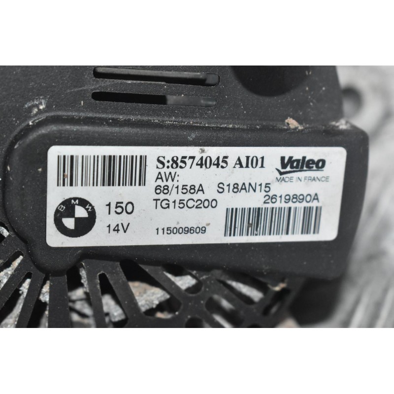 Δυναμό BMW - Mini Cooper N47C16 / N47C20 - Toyota Avensis / Rav4 / Auris 1.6 - 2.0 D4D 150A 2008-2019 8574045 AI01 TG15C200