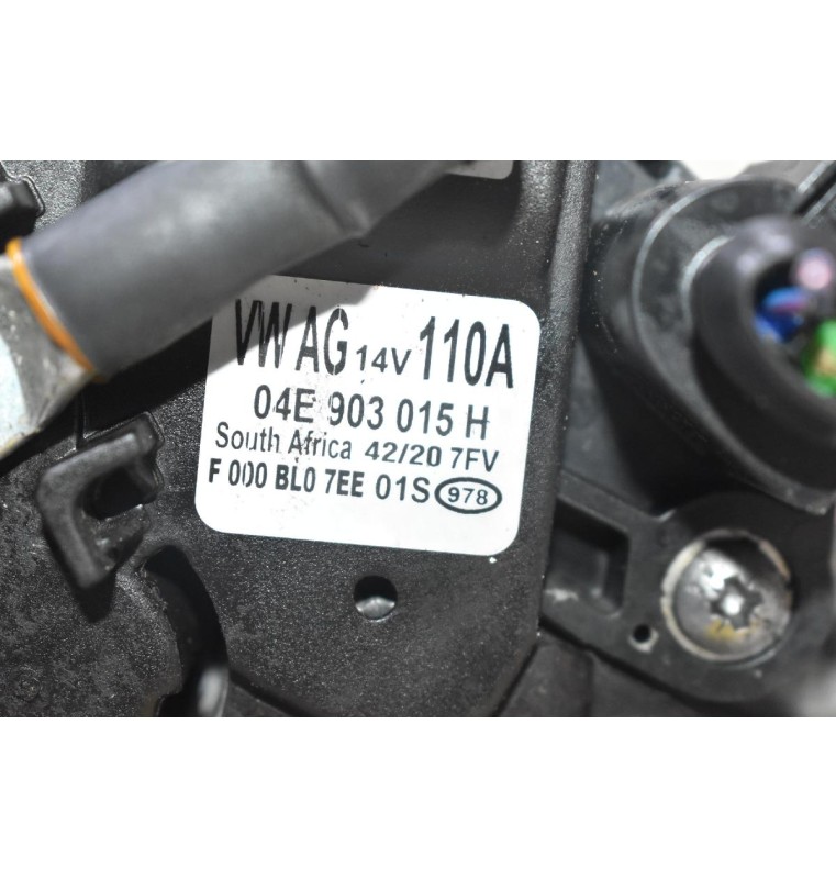 Δυναμός Volkswagen Golf / Polo 1.0 TSI DLA 14V 110A 2017-2021 04E903015H (Audi A3) (Seat Leon / Arona) (Skoda Octavia) (Γνήσια)