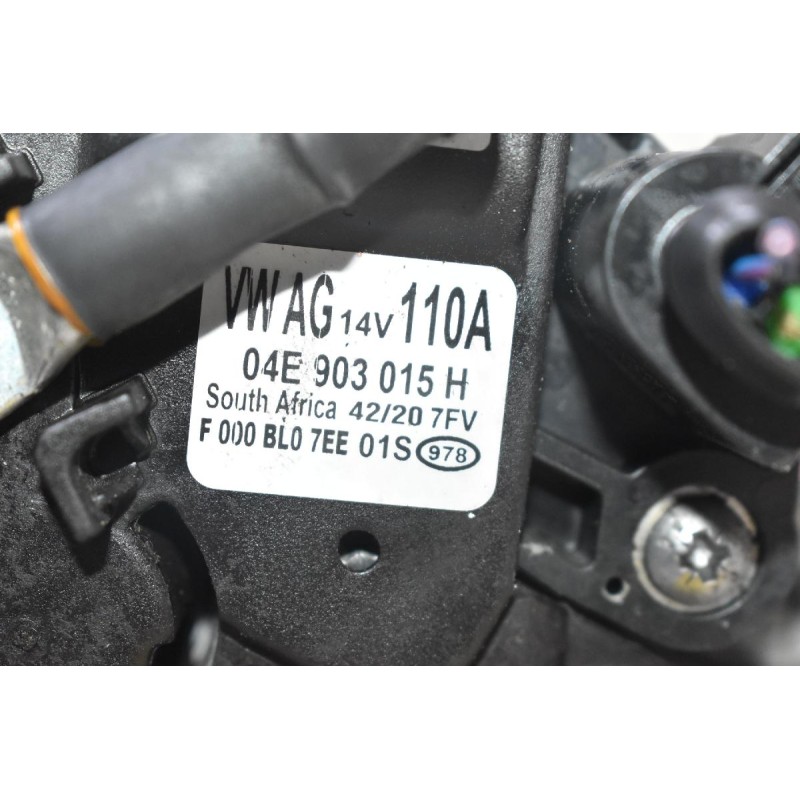 Δυναμός Volkswagen Golf / Polo 1.0 TSI DLA 14V 110A 2017-2021 04E903015H (Audi A3) (Seat Leon / Arona) (Skoda Octavia) (Γνήσια)