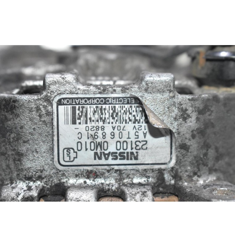 Δυναμό Nissan Navara D22 103PS 1998-2001 23100-0M010 A5T06891C 70A 12V (Γνήσιος)