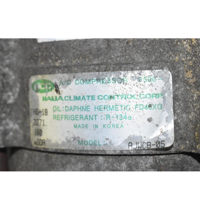 Κομπρεσέρ Aircondition Hyundai Tucson / Kia Sportage 2.0 CRDI 2000-2008 D4EA AJWCB-05