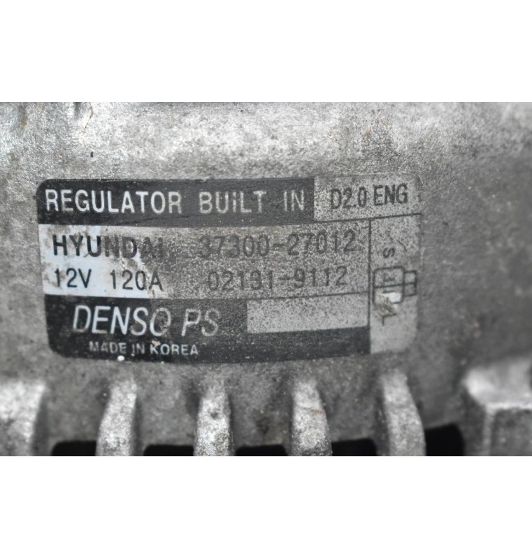 Δυναμό Kia Sportage - Tucson 2.0 CRD 140PS D4EA 2004-2009 37300-27012 120A