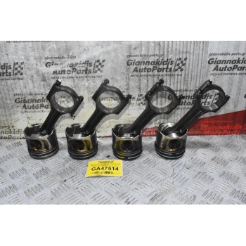 Πιστόνια - Μπιέλες Renault Trafic 2.0cc DCI M9R E780 2001-2013 (Opel Vivaro - Nissan Primastar) M9RE780 (Σετ 4 Τεμαχια)