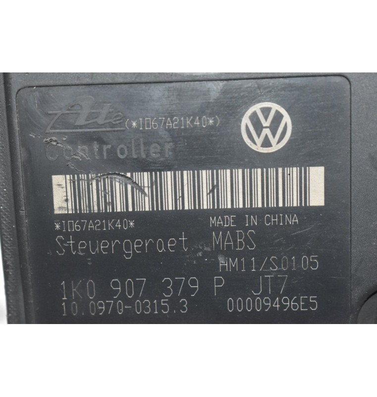 Μονάδα ABS Volkswagen Golf - Jetta - Caddy 2003-2010 1K0907379P 1K0614117H (Seat Toledo - Leon - Altea / Skoda Octavia)