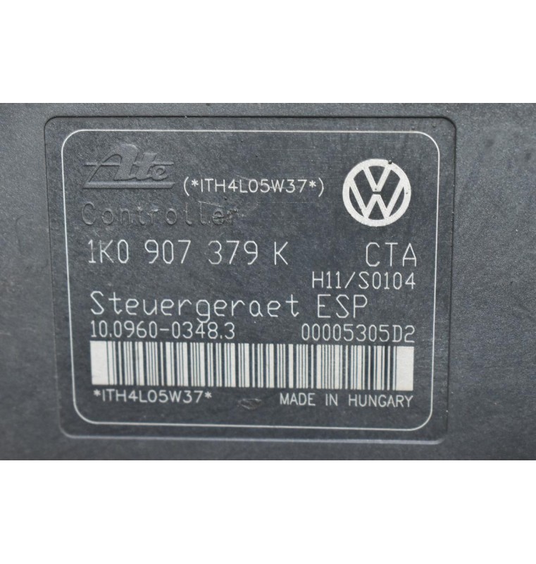 Μονάδα ABS Volkswagen Golf / Caddy / Touran 2006-2015 1K0907379K 1K0614517J (Γνήσια) (Seat Leon - Toledo - Altea / Skoda Octavia / Audi A3)