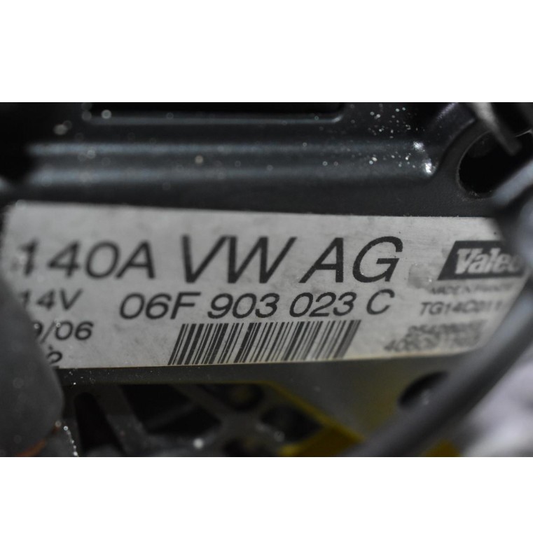 Δυναμό Volkswagen Golf 140A 14V 2004-2010 06F903023C (Touran / Caddy / Transporter / Tiguan) (Seat Leon Altea - Skoda Octavia - Audi A3)
