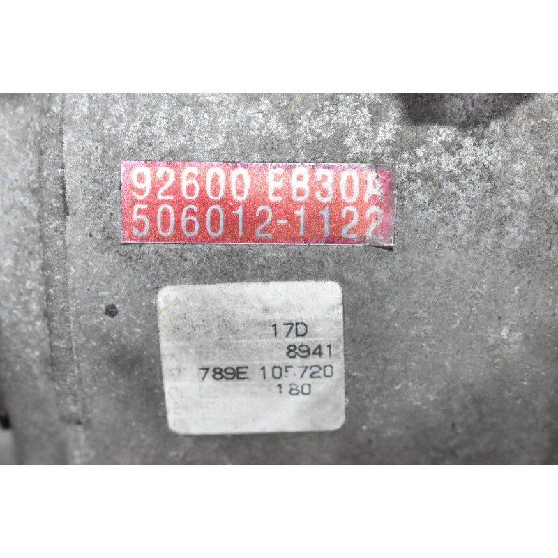 Κομπρεσέρ Aircondition Nissan Navara D40 2.5cc YD25 2005-2010 92600-EB30A
