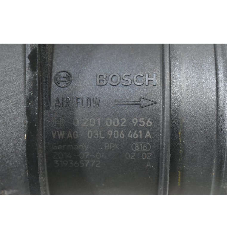 Αισθητήρας Ροής Μάζας Αέρα Volkswagen Amarok - Passat - Golf 2.0 2008-2021 03L906461A 0281002956 (Bosch) (Audi A3 / A4 / A6)
