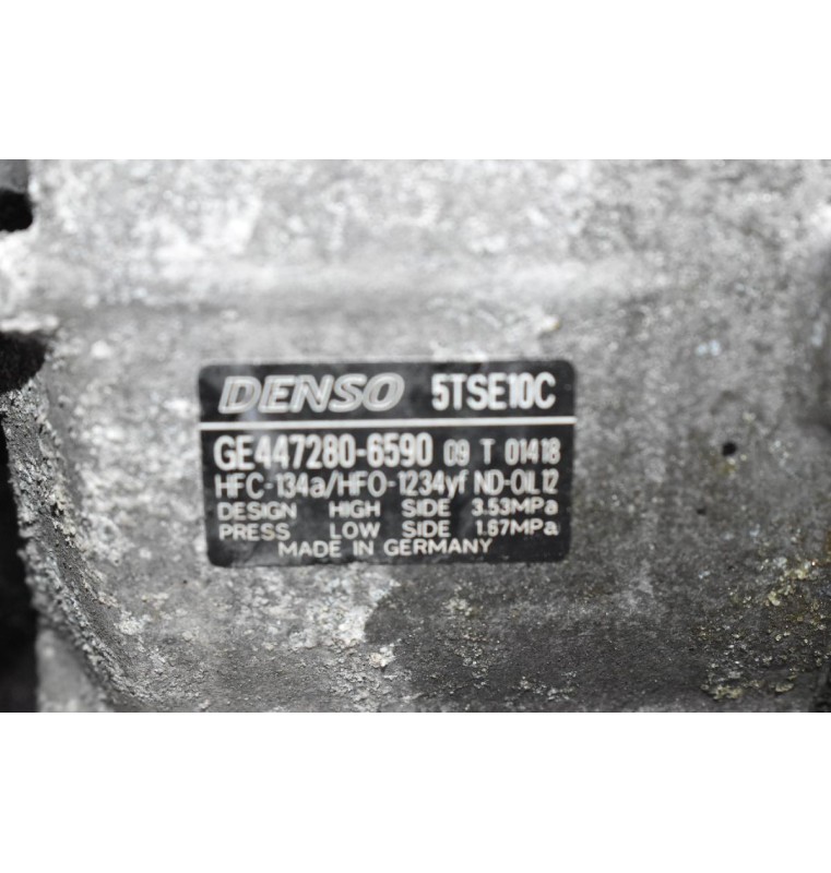 Κομπρεσέρ Aircondition - A/C Toyota Auris - Yaris - Corolla 1ND 1.4D Euro 5 2012-2018 DENSO GE447280-6590