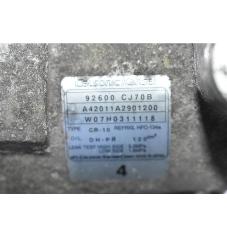 Κομπρεσέρ Aircondition - A/C Κλιματισμός Nissan Note / Tiida HR16 2005-2015 CALSONIC 92600-CJ70B