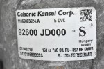 Κομπρεσέρ Aircondition - A/C Κλιματισμός Nissan Note / Tiida / Qashqai HR16 2005-2015 CALSONIC 92600-JD000 01140219 (Dacia Duster)