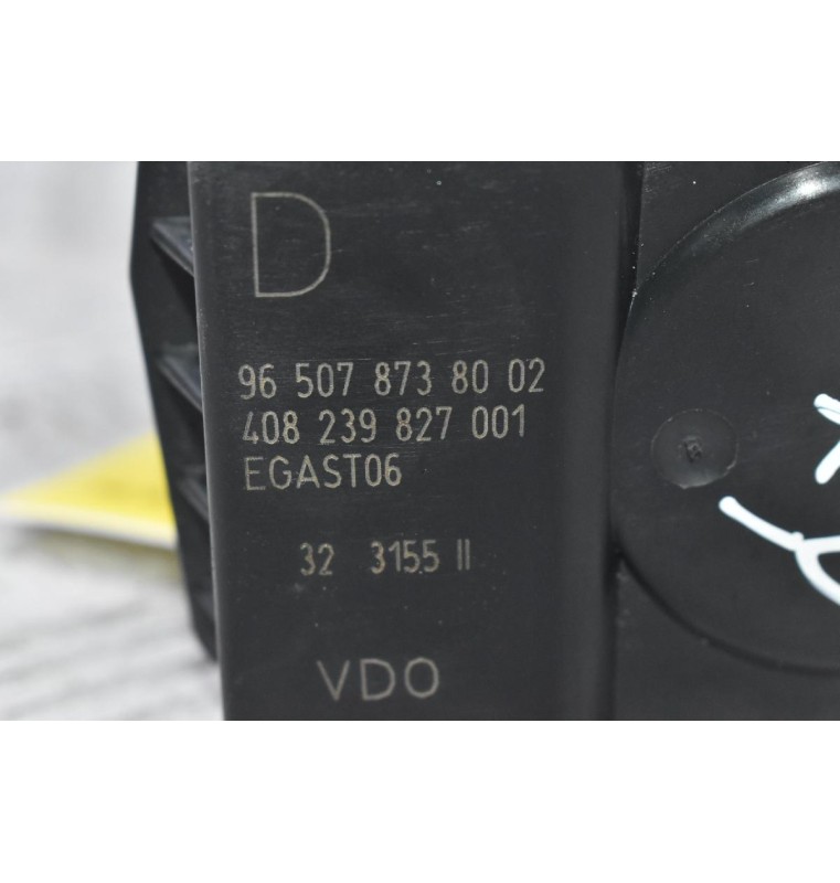 Πεταλούδα Γκαζιού Peugeot 407 1.8 16v 6FY 2004-2012 965078738002 408239827001 (Citroen C5 - C4 Grand Picasso) (Χωρίς Μηχανισμό)