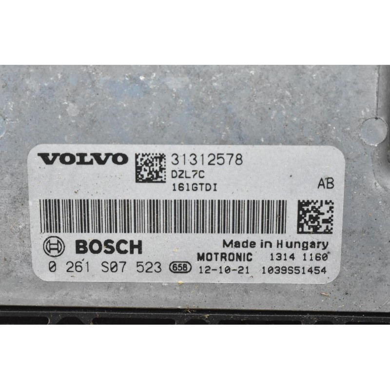 Εγκέφαλος Volvo V40 V60 S60 V70 B4164T / D4164T 2012-2019 BOSCH 31312578 0261S07523