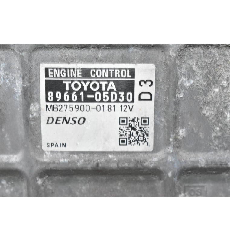 Εγκέφαλος Toyota Avensis 2.0 D4D 2008-2013 89661-05D30 MB275900-0181