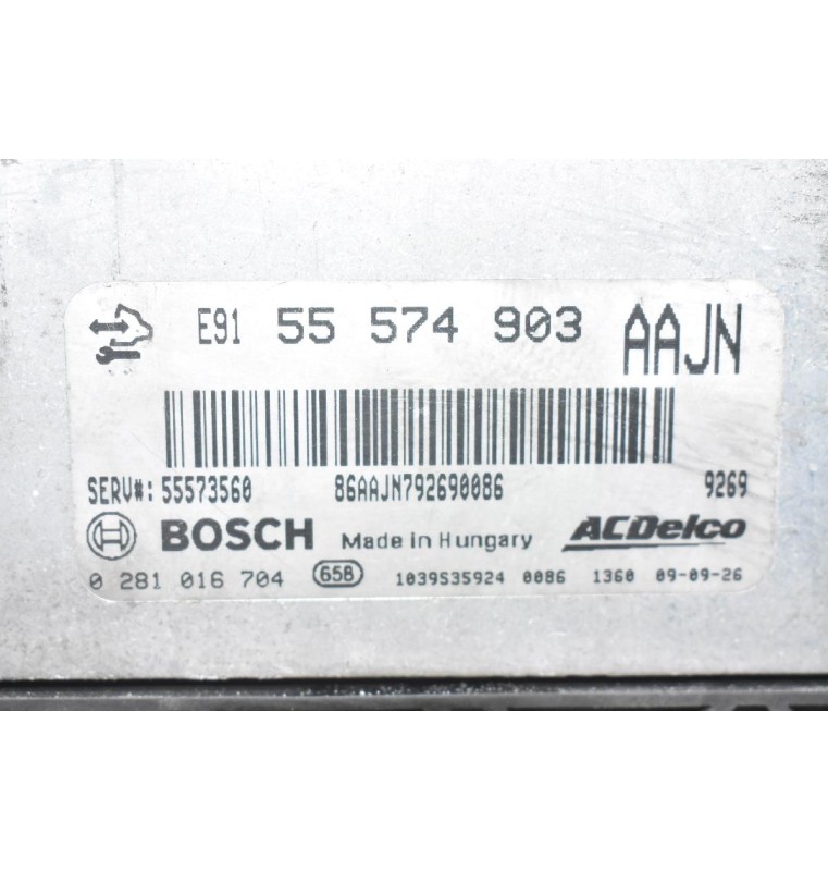 Εγκέφαλος Opel Insignia 2.0 CDTI 2008-2016 55574903 1039S35924 0281016704 55573560