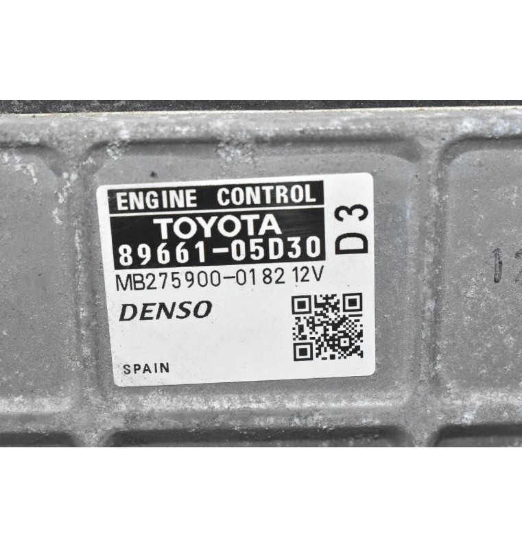 Εγκέφαλος Toyota Avensis 2.0 D4D 2008-2013 89661-05D30 MB275900-0182