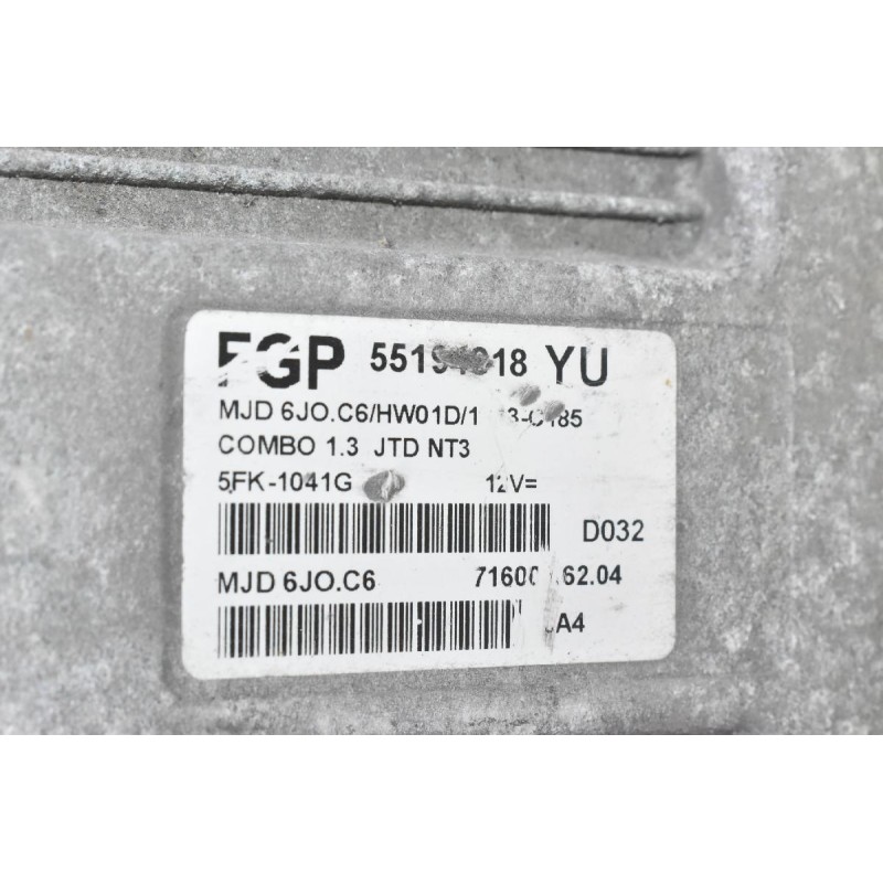 Εγκέφαλος Opel Combo 1.3 JTD 2004-2010 55194018 5FK-1041G (Corsa)