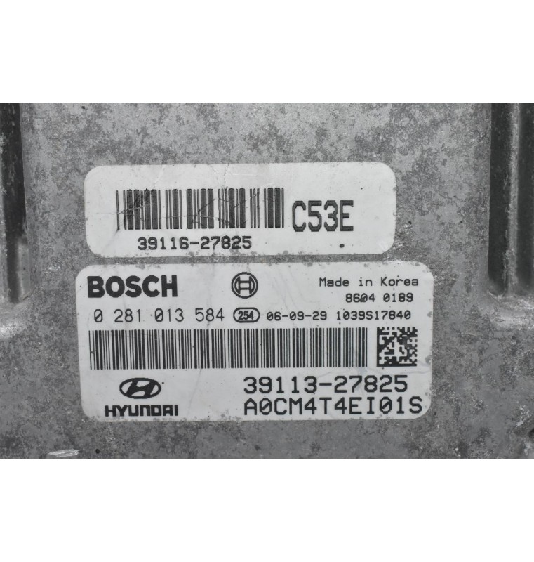 Εγκέφαλος Hyundai Santa FE 2.2 CRDI BOSCH 0281013584 D4EB 39113-27825 0281013584 1039S17840