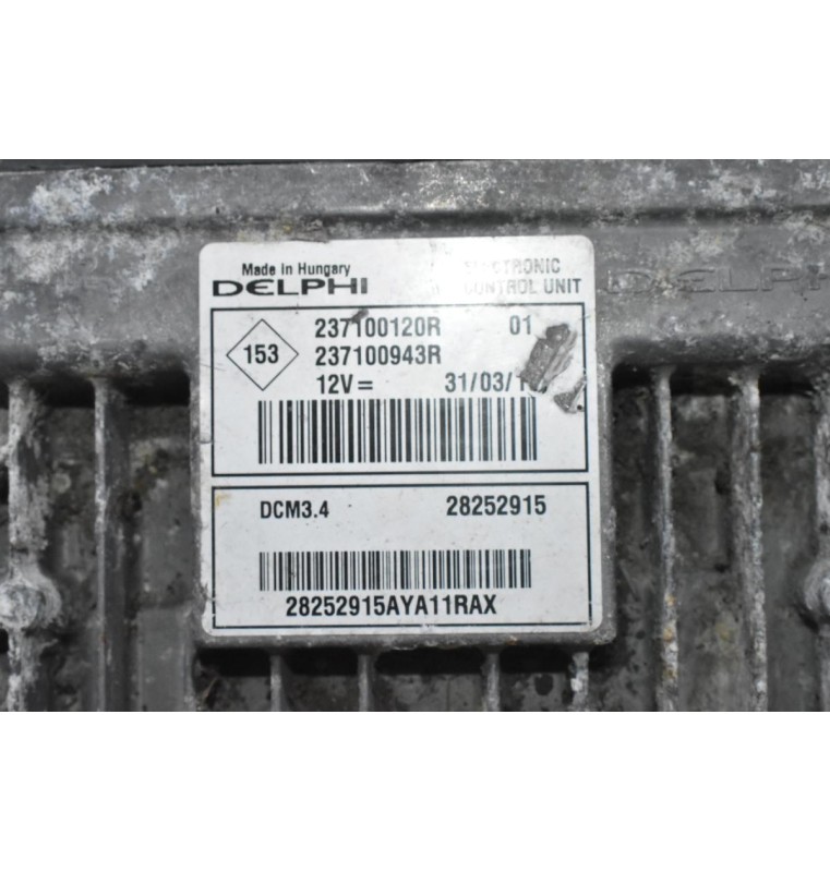 Εγκέφαλος Renault Megane / Fluence 2008-2016 237100120R 237100943R 28252915