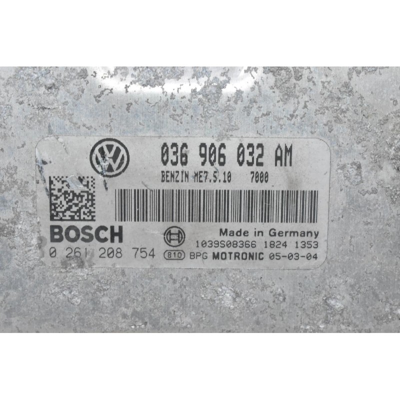 Εγκέφαλος Volkswagen Golf 1.4 2003-2008 036906032AM 0261208754 1039S08366