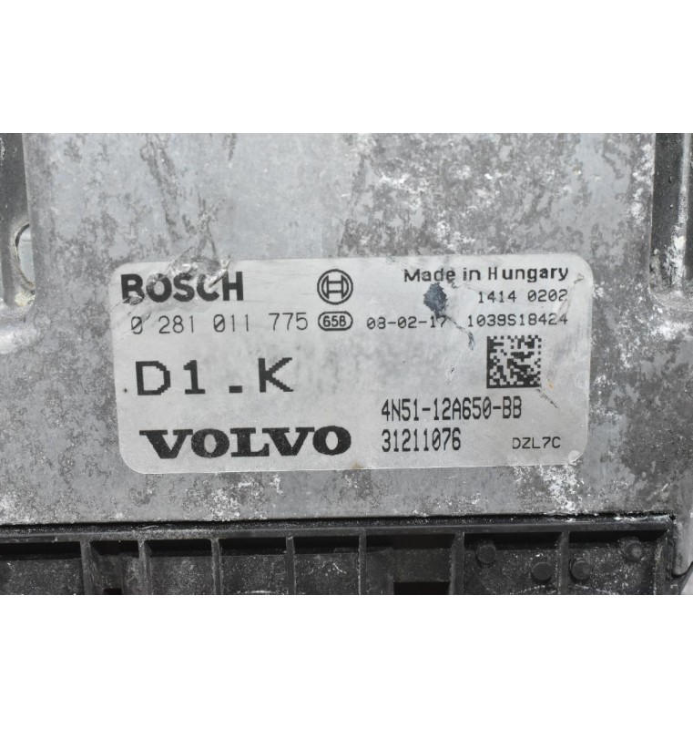 Εγκέφαλος Volvo S40 V50 C30 1.6 D 2005-2015 4N51-12A650-BB 31211074 0281011775