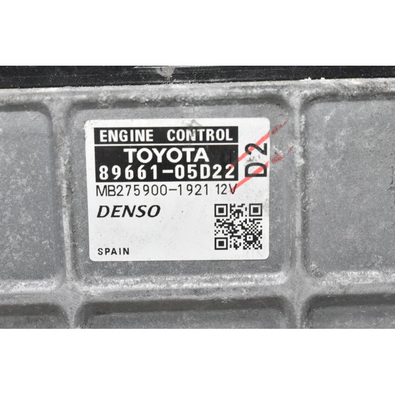 Εγκέφαλος Toyota Avensis 2.0 D4D 2008-2013 89661-05D22 MB275900-1921