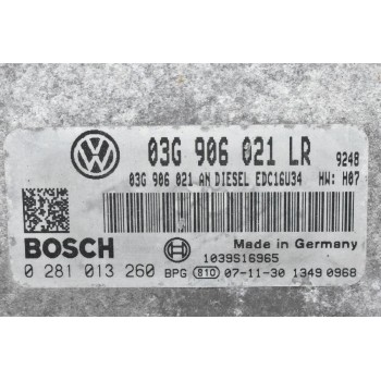 Εγκέφαλος Volkswagen Passat / Touran 1.9 TDI 2001-2010 BOSCH 03G906021LR 03G906021 0281013260 1039S16965 (Seat / Audi / Skoda)