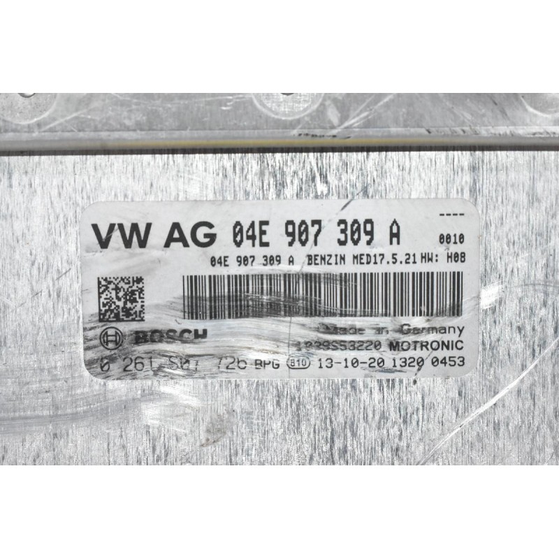 Εγκέφαλος Volkswagen Golf / Audi A3 / Skoda Fabia / Seat Leon 1.4 TFSI CXS 2012-2020 AG 04E907309A 0261S07726 1039S53220 (Χτυπημένος)