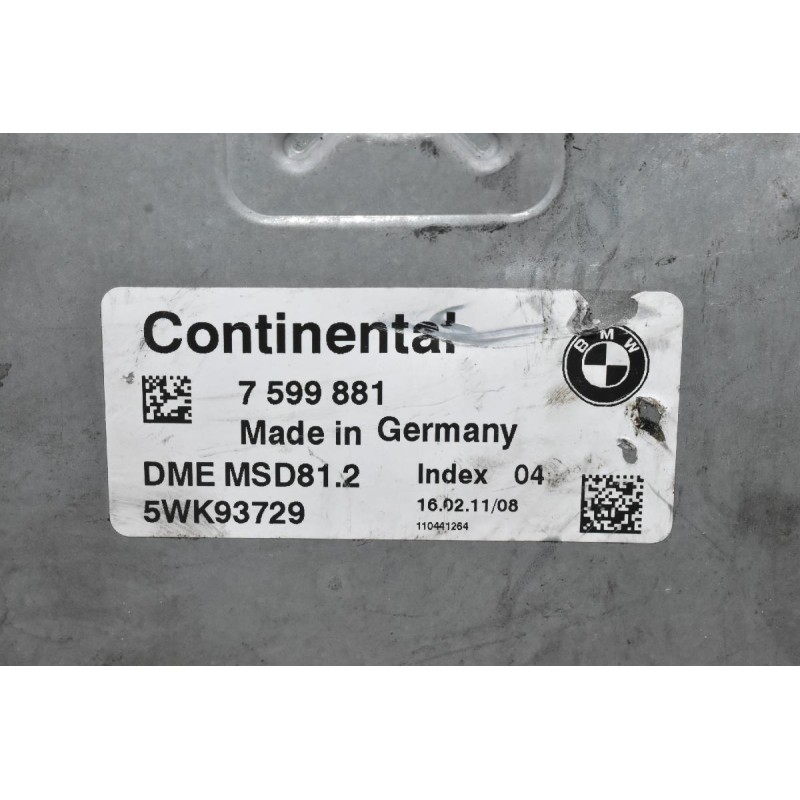 Εγκέφαλος Bmw E87 - E81 - E90 - E92 Ν43Β16 / N43B20 2007-2011 7599881 5WK93729 (116 - 120 / 316 - 320)