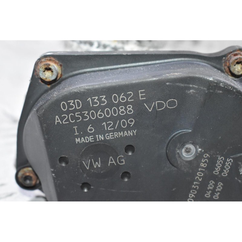 Πεταλούδα Γκαζιού Volkswagen Polo 1.2 BZG 2004-2016 03D133062E A2C53060088 (Γνήσια) (Audi A1 - Seat Ibiza - Skoda)