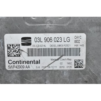 Εγκέφαλος Seat Leon / Altea 1.6 TDI 2005-2015 03L906023LG 5WP42909 AA 03L906023KL (Volkswagen / Audi / Skoda)