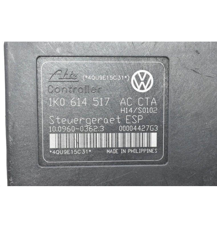 Μονάδα ABS Volkswagen Golf - Touran - Jetta - Polo 2002-2010 1K0614517AC (Audi A3 - S3) (Seat Skoda) (Γνήσια)