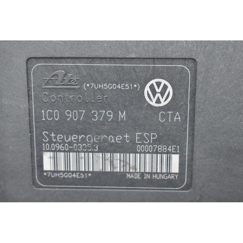 Μονάδα ABS Volkswagen Golf 1998-2004 1C0907379M 1J0614517J (Passat / Bora - Audi A3)