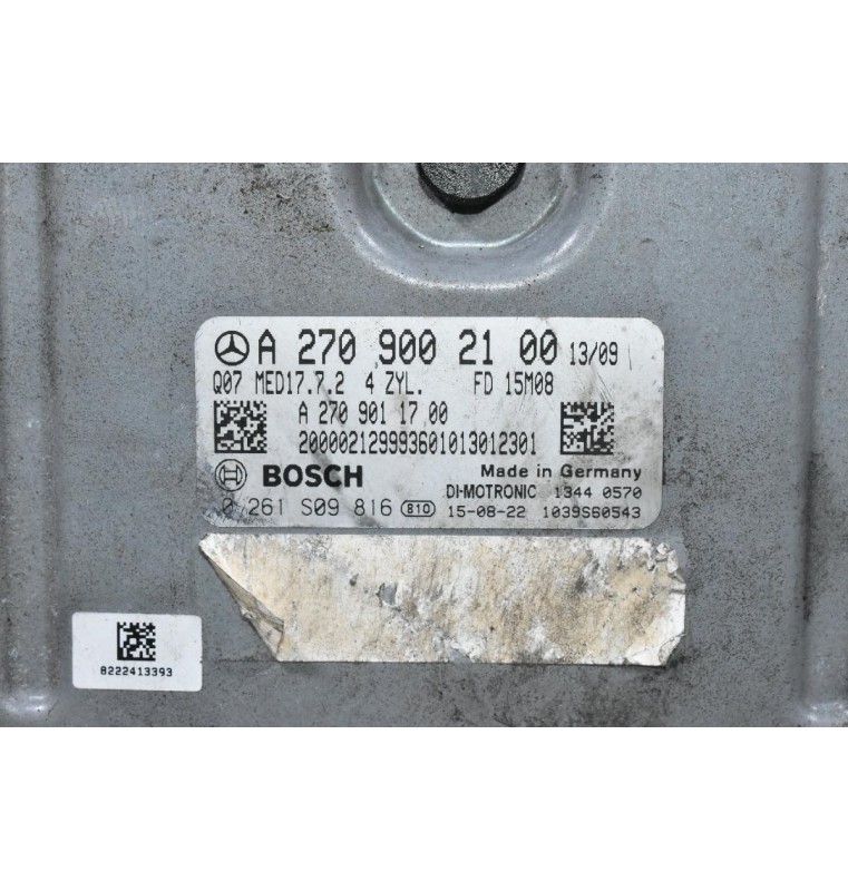 Εγκέφαλος Mercedes-Benz CLA GLA 200 2004-2020 A2709002100 1039S60543 0261S09816 (Γνήσιος) (Σπασιμο Στην Φίσα)