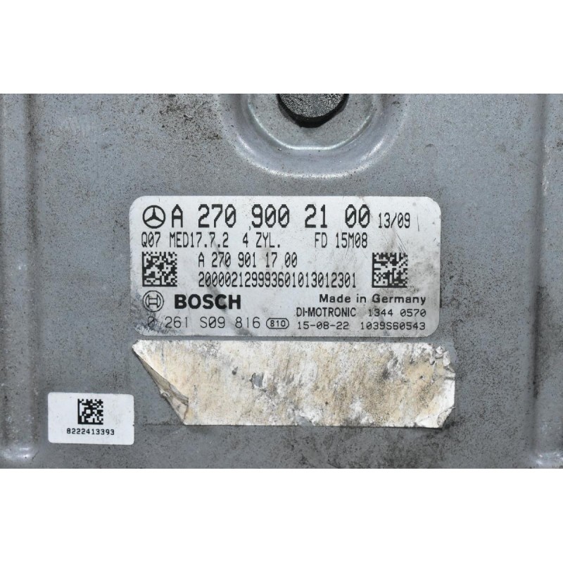 Εγκέφαλος Mercedes-Benz CLA GLA 200 2004-2020 A2709002100 1039S60543 0261S09816 (Γνήσιος) (Σπασιμο Στην Φίσα)