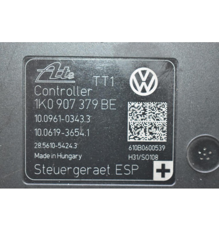 Μονάδα ABS Volkswagen Golf - Scirocco 2006-2015 1K0907379BE 1K0614517CR (Γνήσια) (Eos Caddy Touran Jetta Beetle) (Seat Leon / Skoda Octavia / Audi A3)