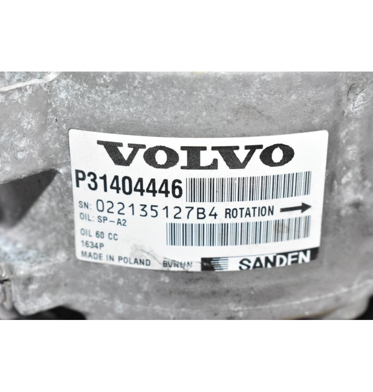 Κομπρεσέρ Aircondition - A/C Volvo V40 S60 V60 V70 B4164T 2012-2020 31404441 (Γνήσιο)