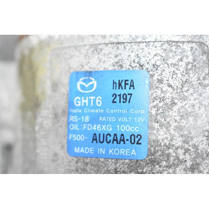 Κομπρεσέρ Aircondition - A/C Mazda CX-5 / 6 2.2 Diesel SH 2012-2020 F500-AUCAA-02 (Γνήσιο)