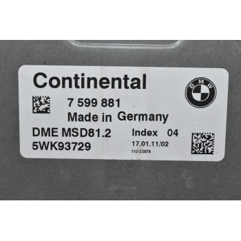 Εγκέφαλος Bmw E90 E81 E87 N43B20A 2005-2010 7599881 DME 5WK93729 (320 120 520)