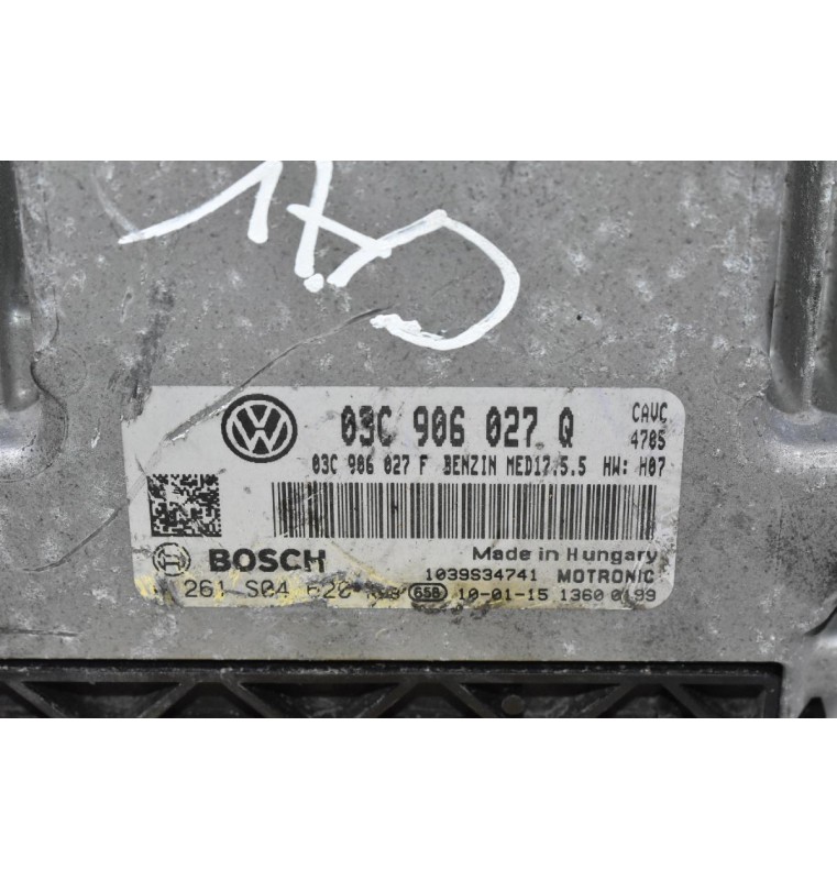 Εγκέφαλος Volkswagen Golf 1.4 TSI CAV 2005-2015 BOSCH 03C906027Q 0261S04620 1039S34741 (Seat - Audi - Skoda)