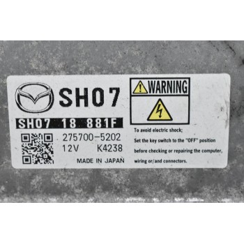 Εγκέφαλος Mazda 6 - CX-5 - CX-7 2010-2019 2.2 SH0718881F 275700-5202
