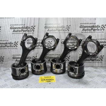 Πιστόνια - Μπιέλες Nissan Cabstar TD27 1993-2010 (Εξωτερική Διάμετρος 96mm / 30mm Πίρος) (Σετ 4 Τεμαχια)