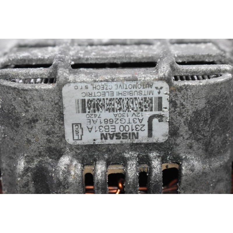 Δυναμό Nissan Navara D40 - Cabstar 2.5 DCI YD25 2005-2010 23100-ΕΒ31Α A3TG2681AE 130A