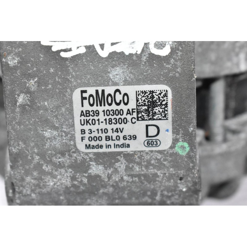 Δυναμό Ford Ranger -  Mazda 2.2 3.2 QJ2R P4AT 2010-2020 AB39-10300-AF UK01-18300-C (Γνήσιο)