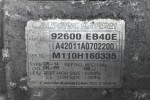 Κομπρεσέρ Aircondition Nissan Navara D40 2.5 YD25 2005-2010 92600-EB40E