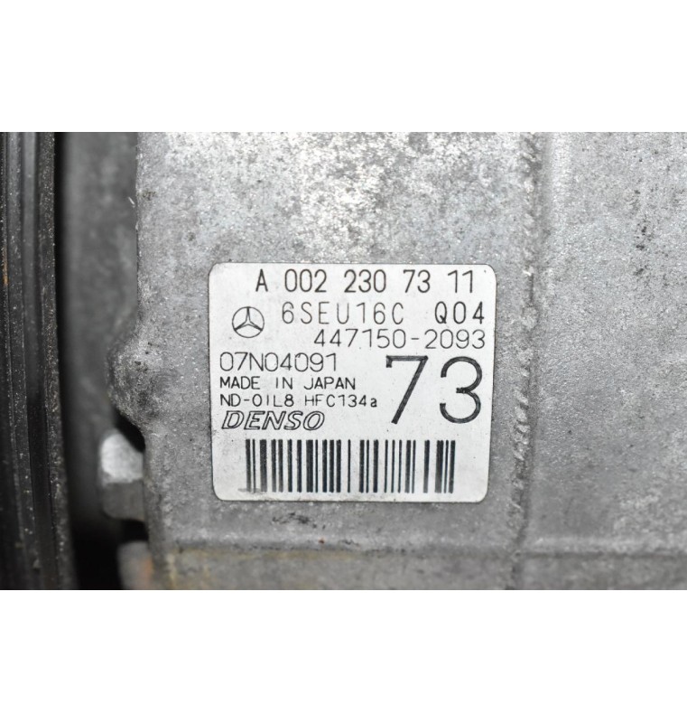 Κομπρεσέρ Aircondition A/C Mercedes-Benz E 350 W212 / CLS / C350 / SLK350 R172 276952 3.5 2011-2016 A0022307311 447150-2093 (Χτύπημα Στη Τροχαλία)