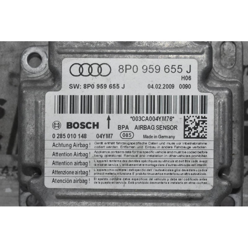 Εγκέφαλος Αερόσακων Audi S3 A3 2007-2013 BOSCH 8P0959655J 0285010148