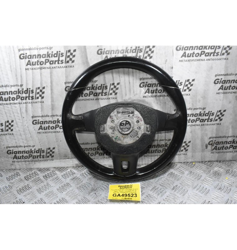 Τιμόνι Με Χειριστήρια Volkswagen Amarok - Tiguan - Touran - Transporter T5 / T6 - Caddy 2015-2020 1T0419091AC (Γνήσιο) (Με Φθορά)