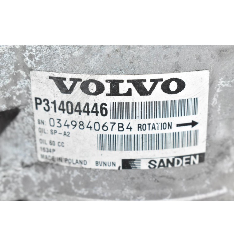 Κομπρεσέρ Aircondition - A/C Volvo V40 S60 D4204T14 2012-2020 P31404446 (Γνήσιο)
