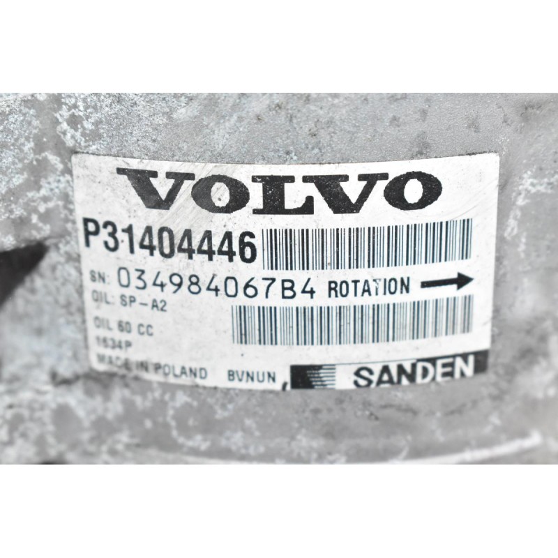 Κομπρεσέρ Aircondition - A/C Volvo V40 S60 D4204T14 2012-2020 P31404446 (Γνήσιο)